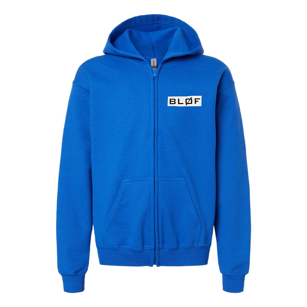 Youth BLØF  Gildan Heavy Blend Full Zip Hooded Sweatshirt