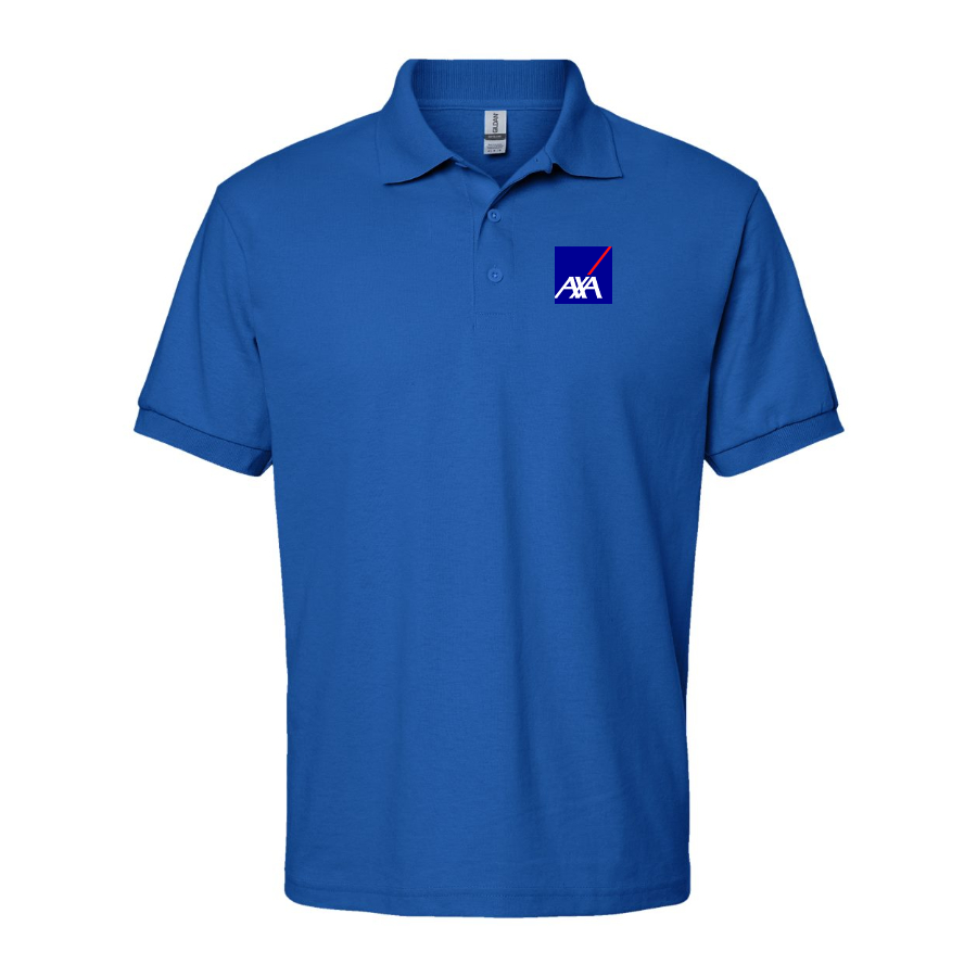 Men's Axa Logo Dry Blend Polo