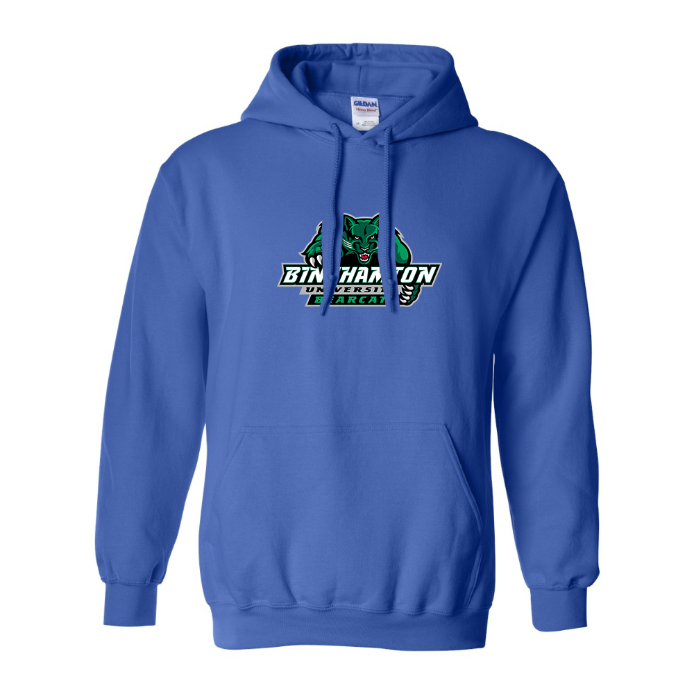 Men's Binghamton Bearcats  Gildan  Heavy Blend Hooded Sweatshirt