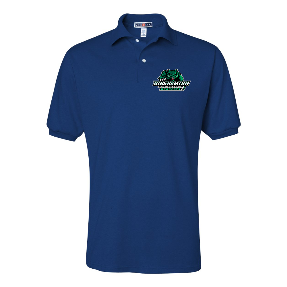 Men's Binghamton Bearcats JERZEES  SpotShield polo