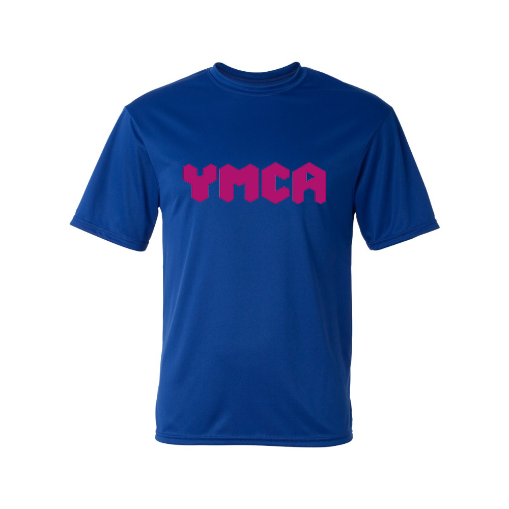 Men's  YMCA Mauve Performance T-Shirt
