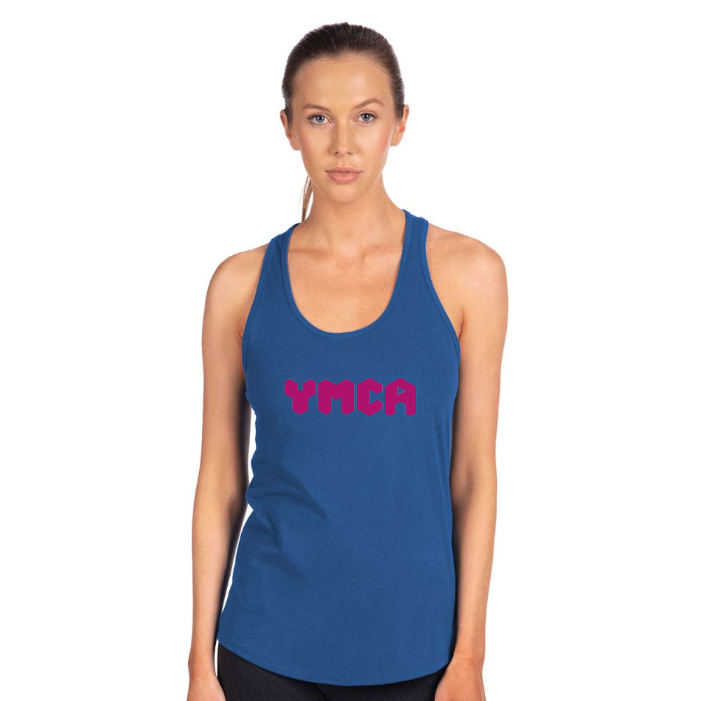 Women's YMCA Mauve  Next Level Ideal Racerback Tank