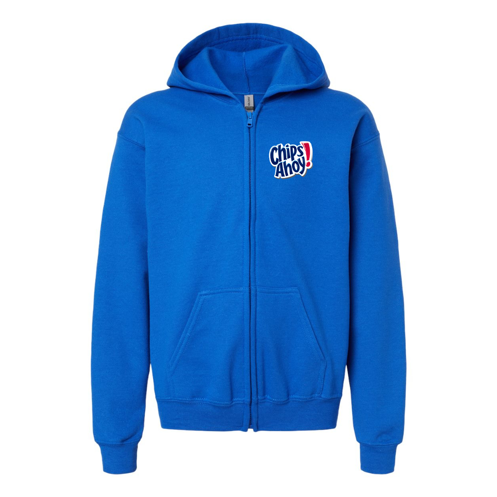 Youth  Chips Ahoy Gildan Heavy Blend Full Zip Hooded Sweatshirt
