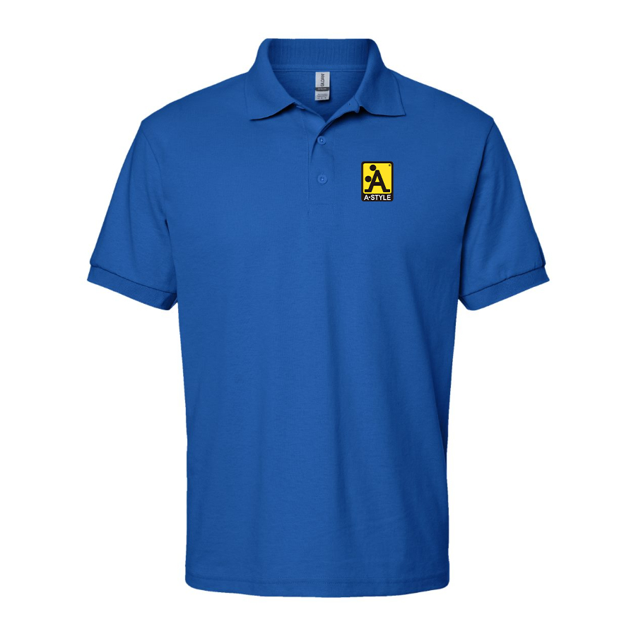 Men's A Style Logo Dry Blend Polo