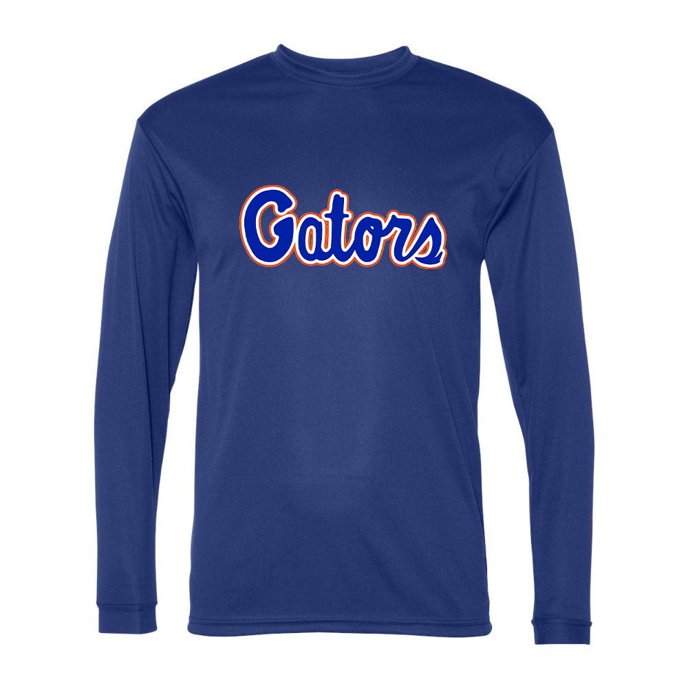 Men's Florida Gators Script Performance Long Sleeve T-Shirt