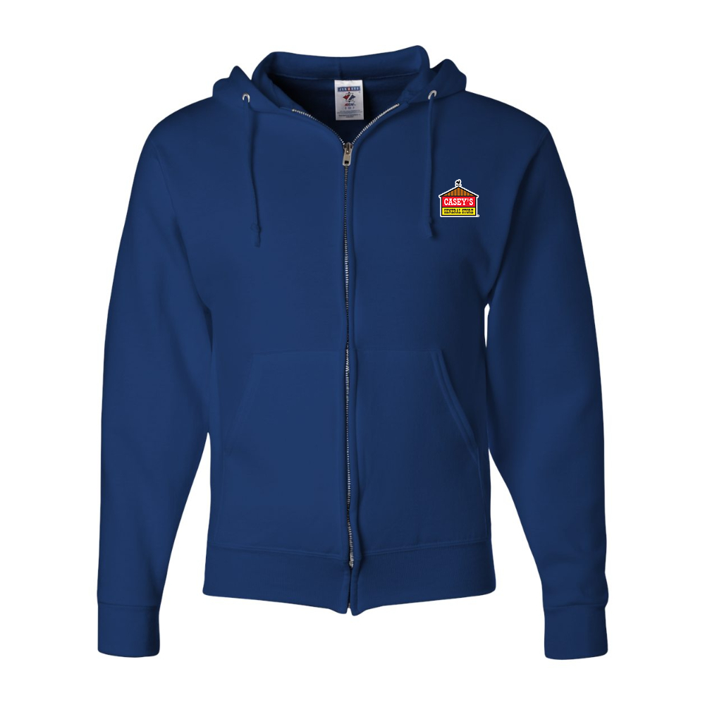 Men's Casey's General Store JERZEES NuBlend Full-Zip Hooded Sweatshirt