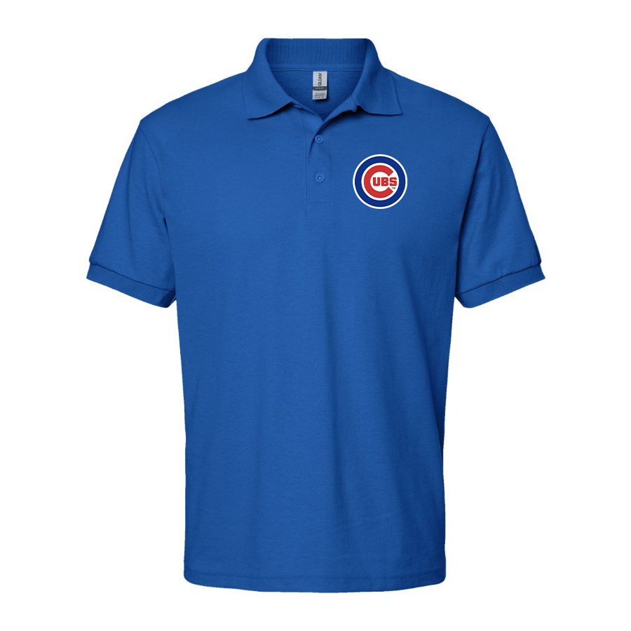 Men's Chicago Cubs Logo Dry Blend Polo
