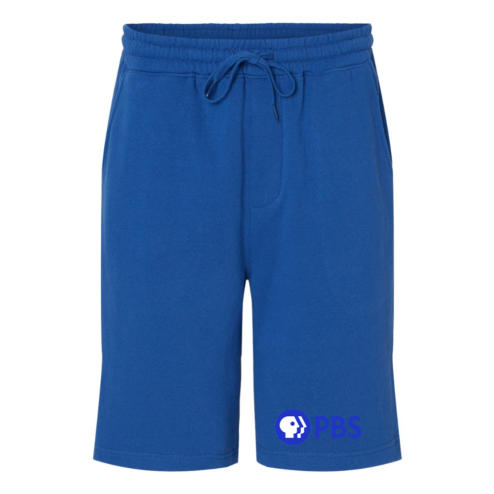 Men's PBS Blue Independent Trading Co Midweight Fleece Shorts