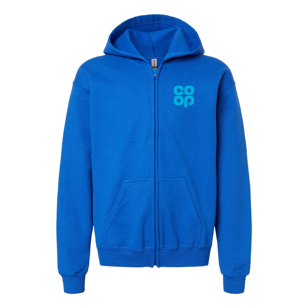 Youth CoOp Gildan Heavy Blend Full Zip Hooded Sweatshirt