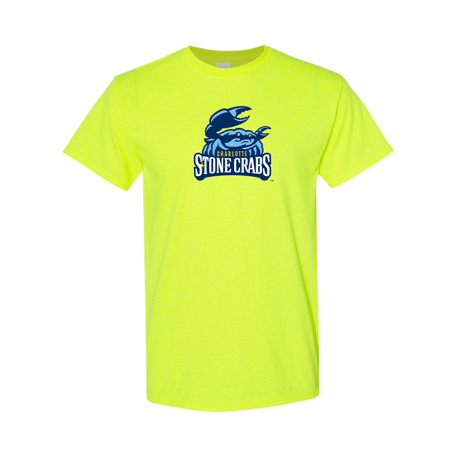 Men's Charlotte Stone Crabs Logo Cotton T-Shirt