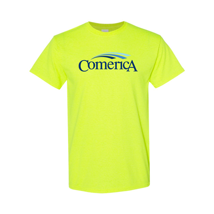 Men's Comerica  Logo Cotton T-Shirt