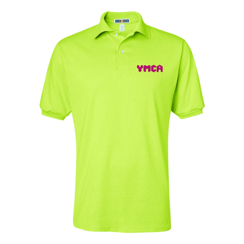 Men's   YMCA Mauve JERZEES  SpotShield polo