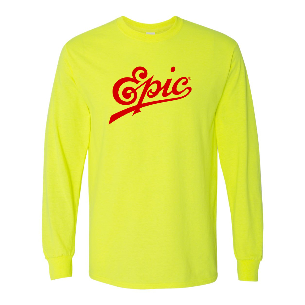 Men's Epic Records  Gildan Heavy Cotton Long Sleeve T-Shirt