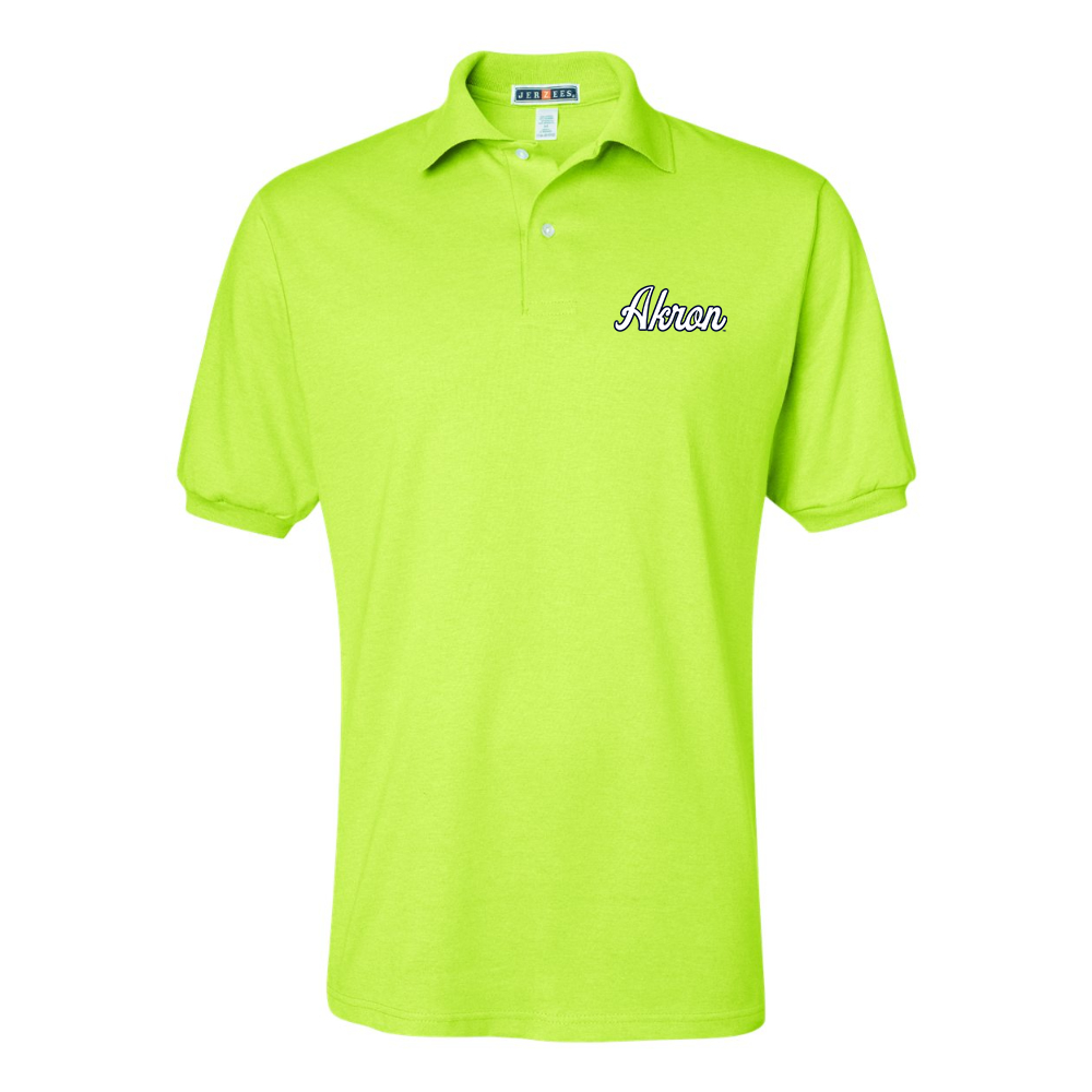Men's Akron Zips  JERZEES  SpotShield polo