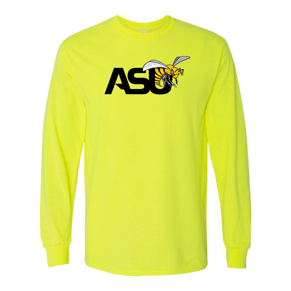 Men's Alabama State Hornets Gildan Heavy Cotton Long Sleeve T-Shirt