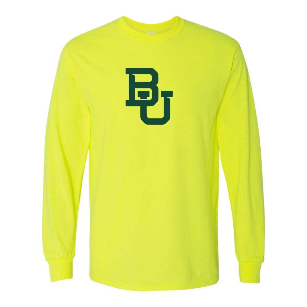 Men's  Baylor Bears Gildan Heavy Cotton Long Sleeve T-Shirt
