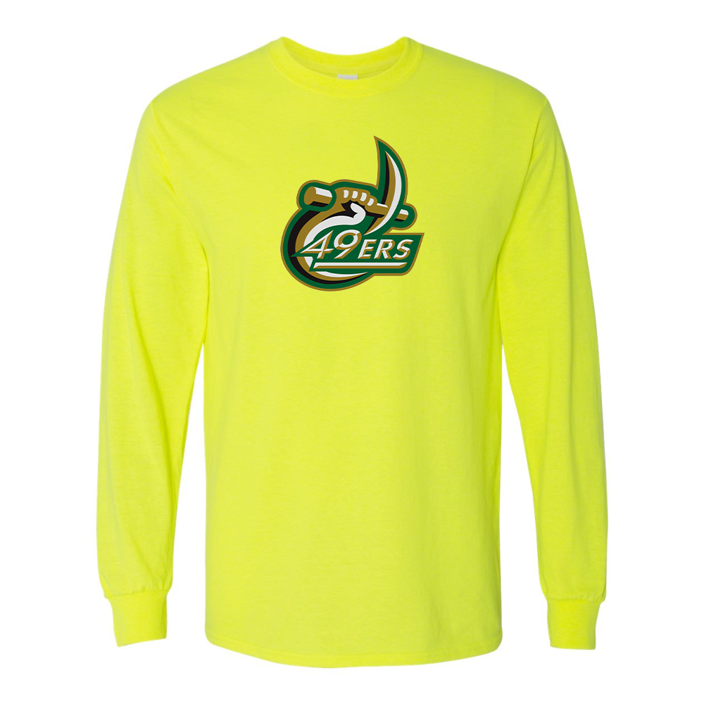 Men's Charlotte 49ers Gildan Heavy Cotton Long Sleeve T-Shirt
