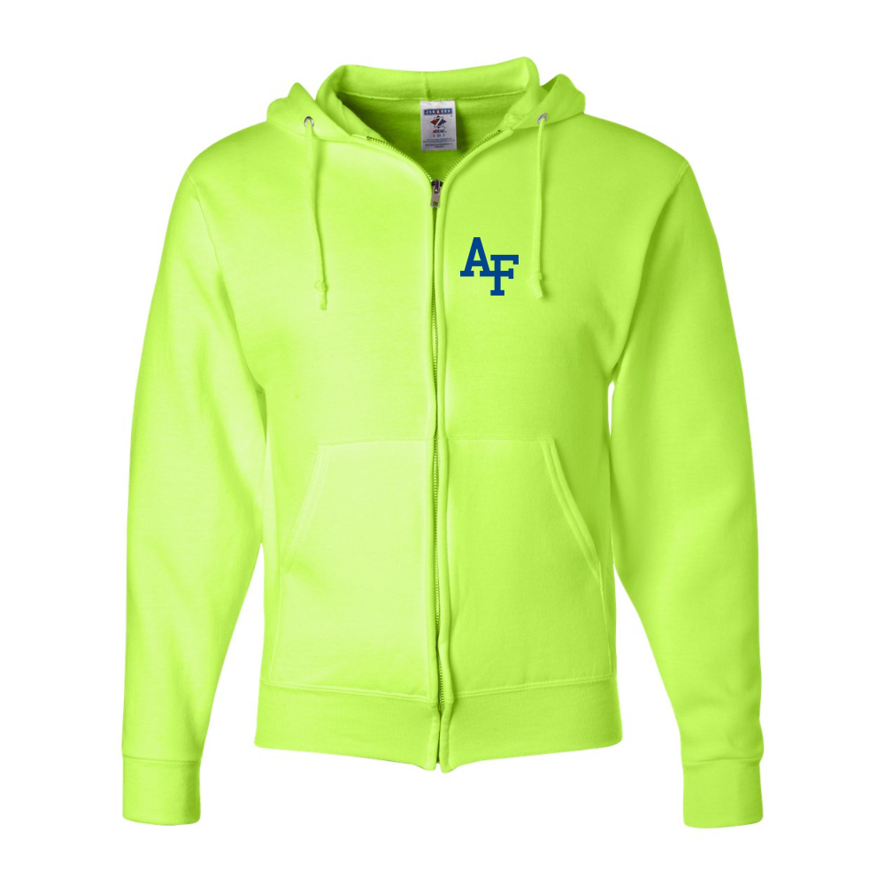 Men's Air Force Falcons  JERZEES NuBlend Full-Zip Hooded Sweatshirt