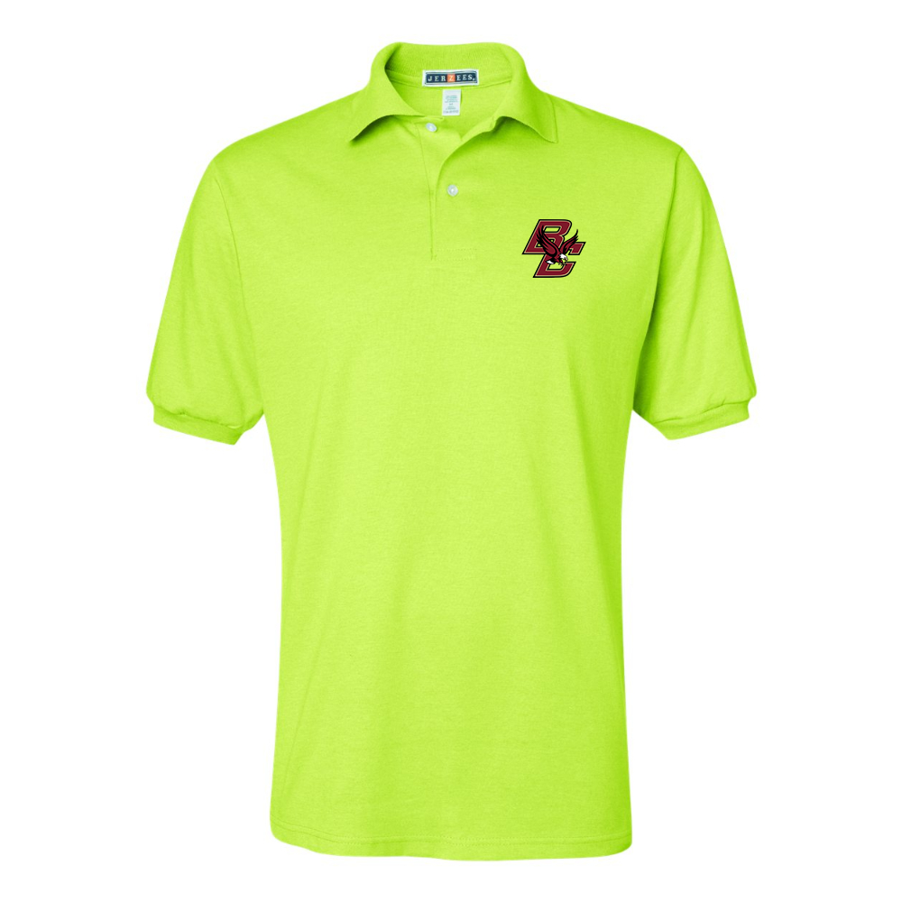 Men's Boston College Eagles  JERZEES  SpotShield polo