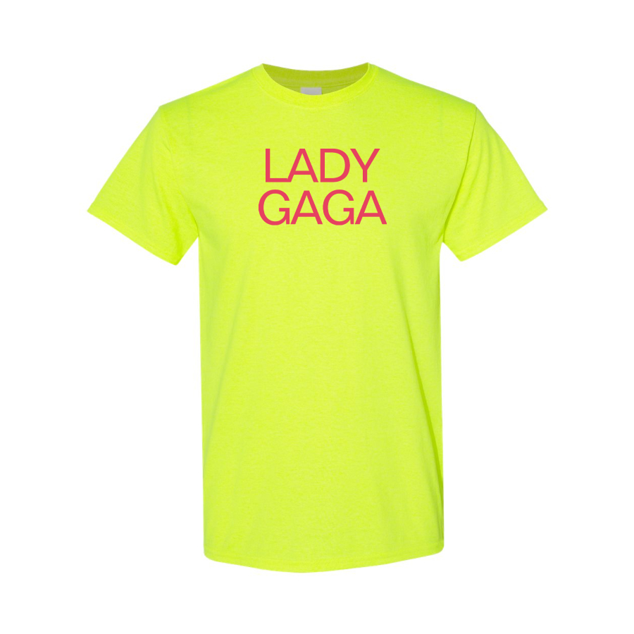 Men's Lady Gaga Logo Cotton T-Shirt