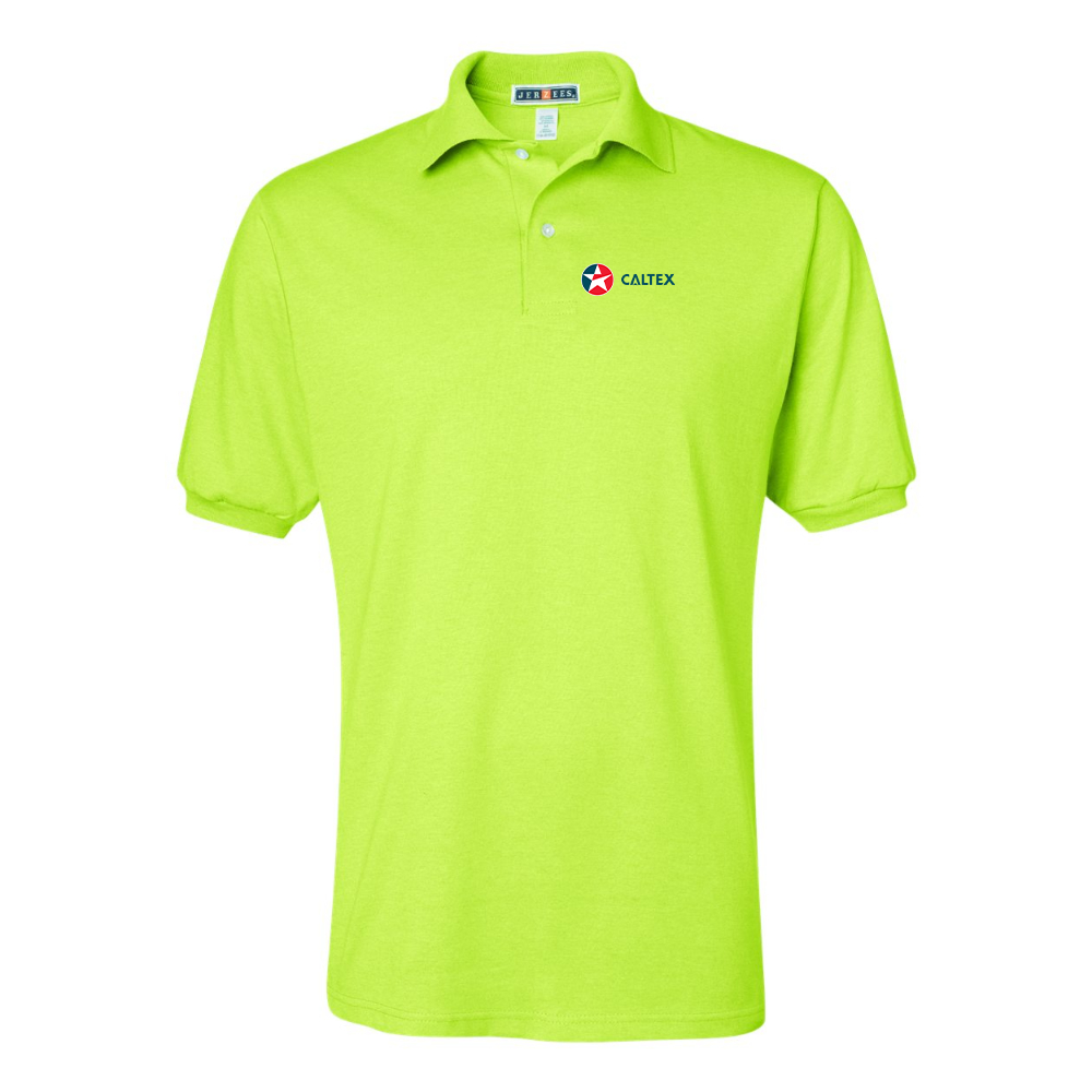 Men's  Caltex Gas Station  JERZEES  SpotShield polo