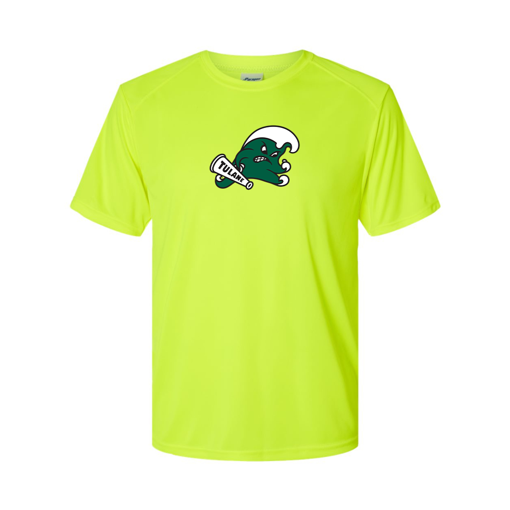Men's Tulane Green Wave Logo   Performance T-Shirt
