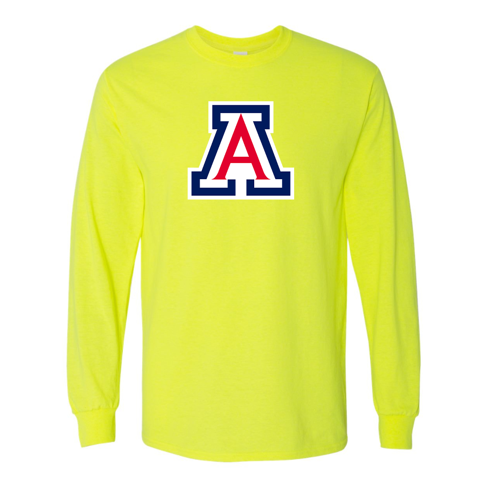 Men's  Arizona Wildcats Gildan Heavy Cotton Long Sleeve T-Shirt