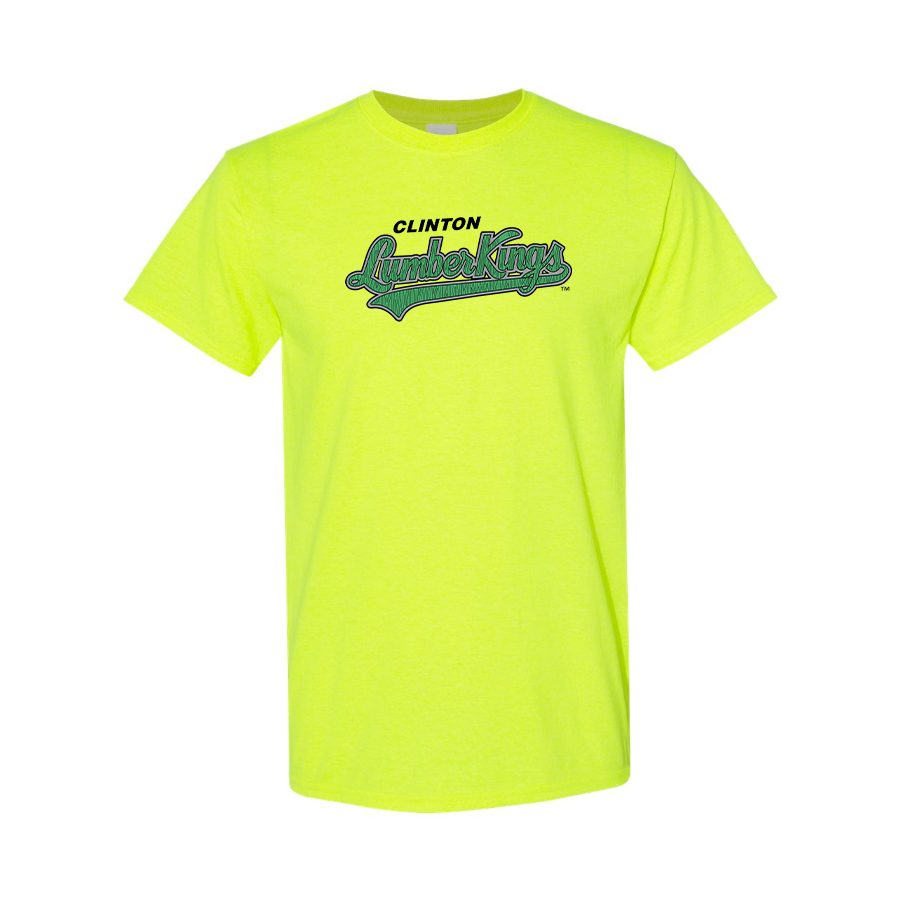 Men's Clinton LumberKings  Logo Cotton T-Shirt