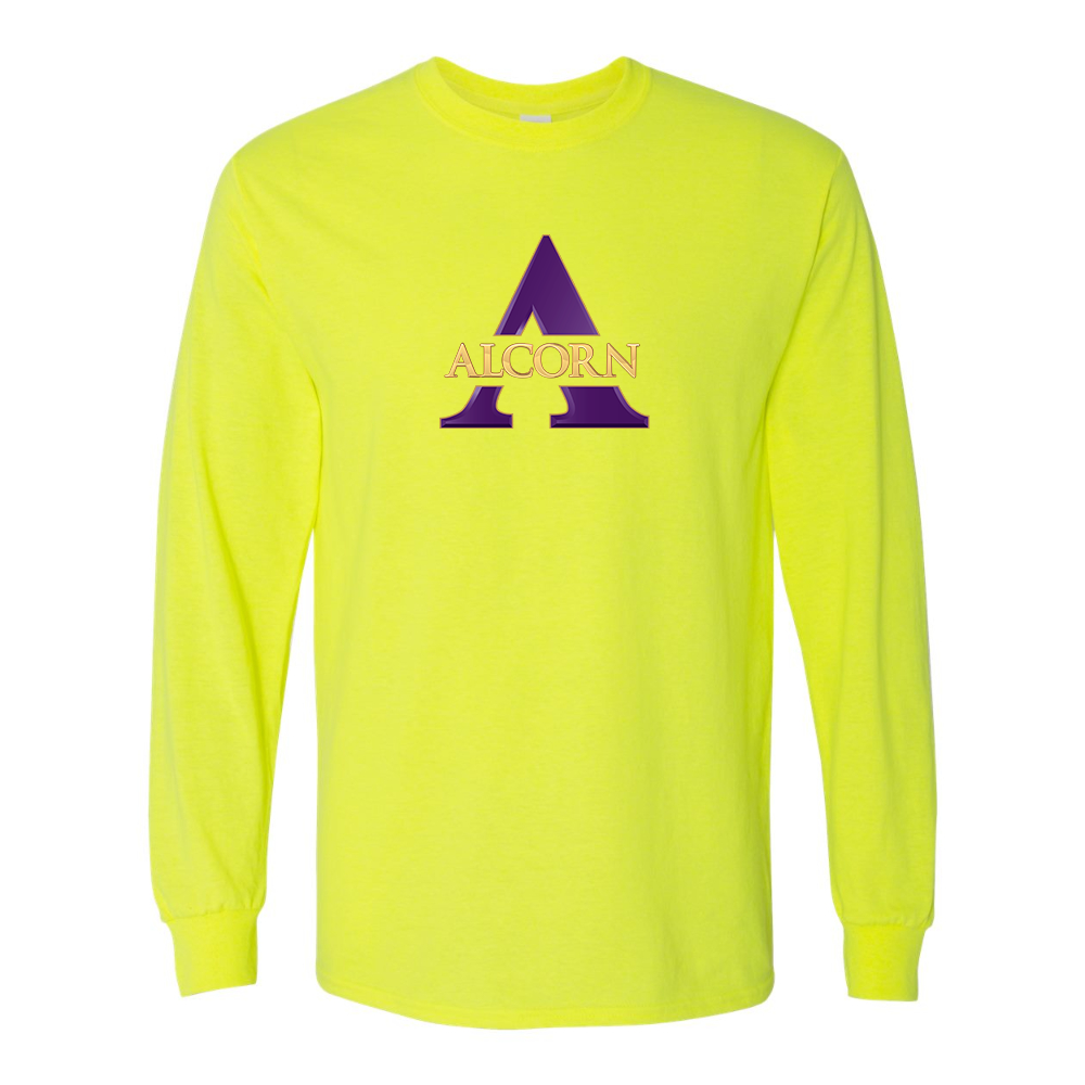 Men's Alcorn State Braves Gildan Heavy Cotton Long Sleeve T-Shirt