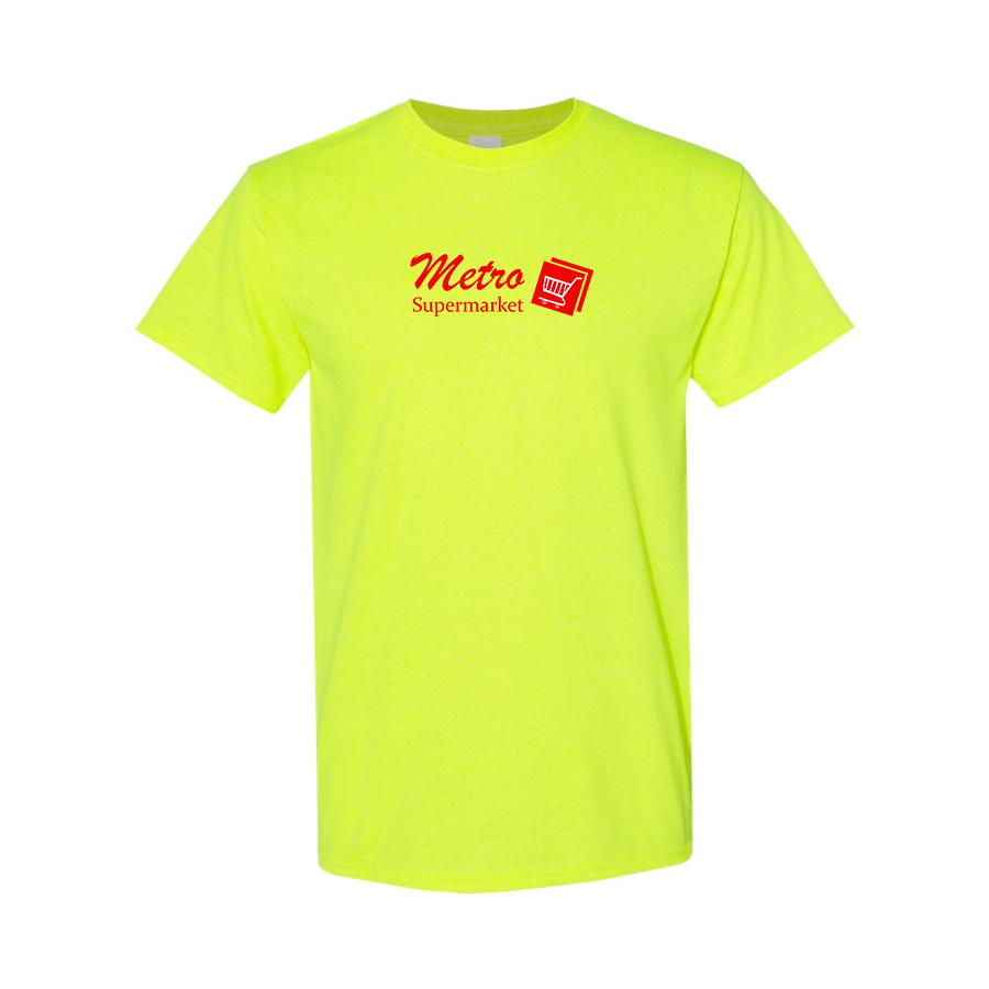 Men's Metro Supermarket Logo   Cotton T-Shirt