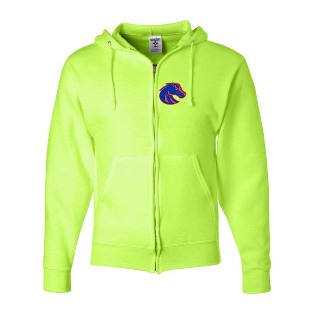 Men's Boise State Broncos   JERZEES NuBlend Full-Zip Hooded Sweatshirt