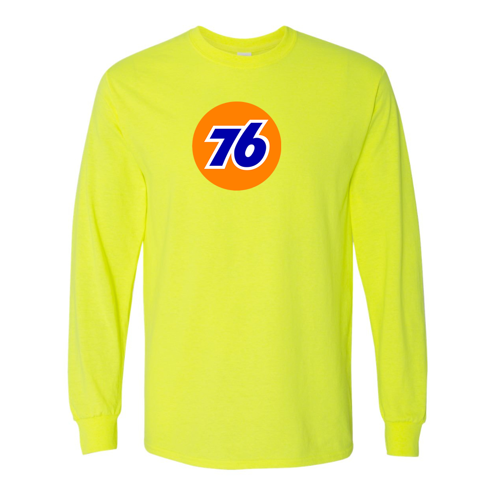 Men's 76 Gas Station Gildan Heavy Cotton Long Sleeve T-Shirt