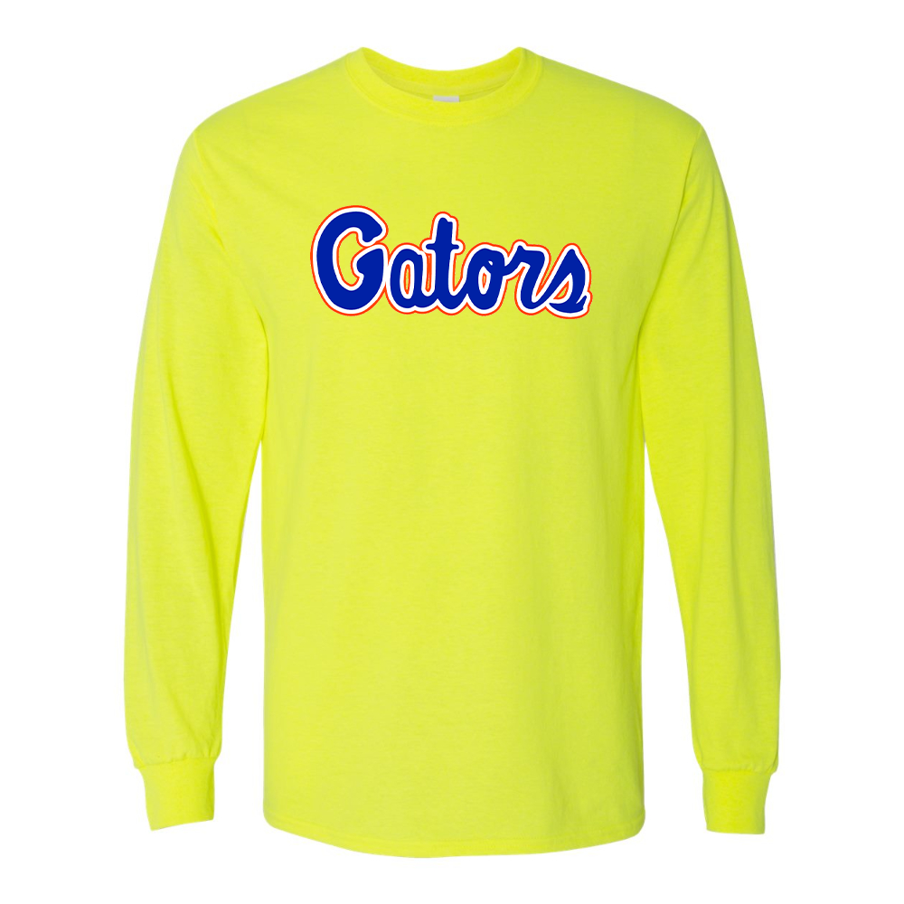 Men's   Florida Gators Script Gildan Heavy Cotton Long Sleeve T-Shirt