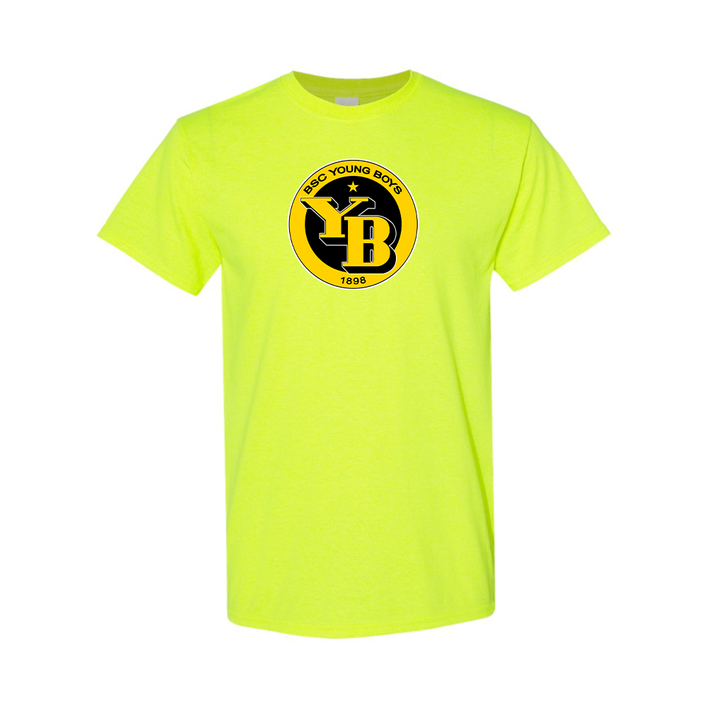 Men's Young Boys Soccer Cotton T-Shirt