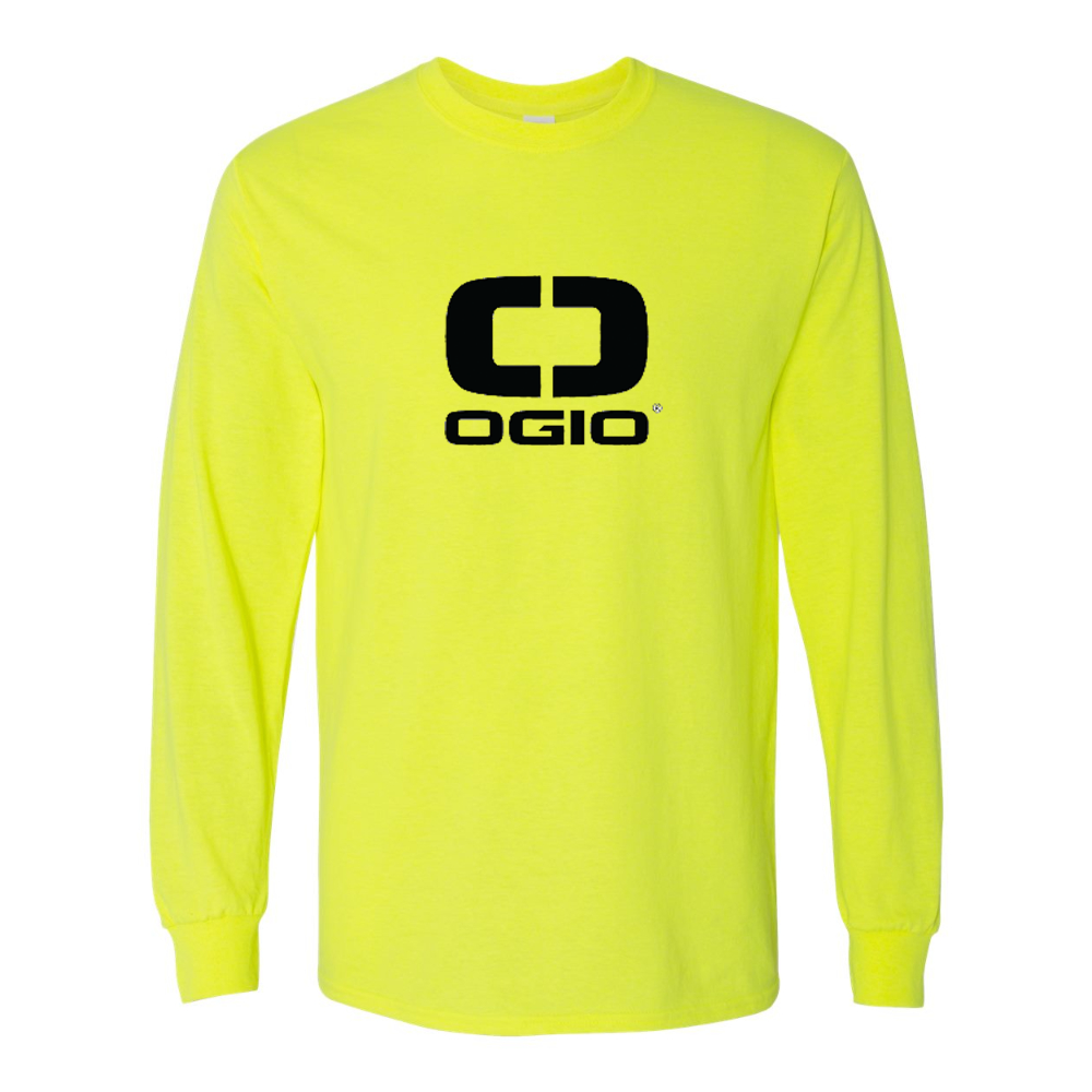 Men's Ogio Vertical   Gildan Heavy Cotton Long Sleeve T-Shirt