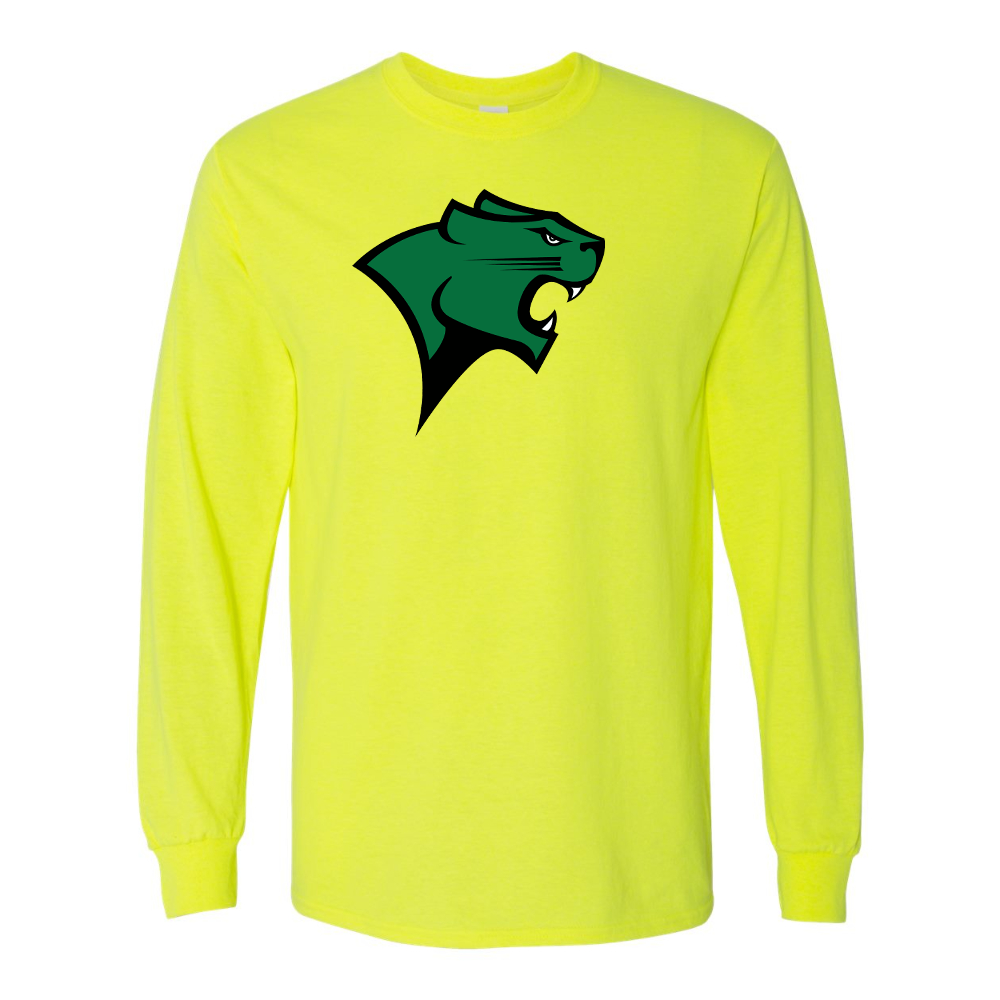 Men's Chicago State Cougars  Gildan Heavy Cotton Long Sleeve T-Shirt