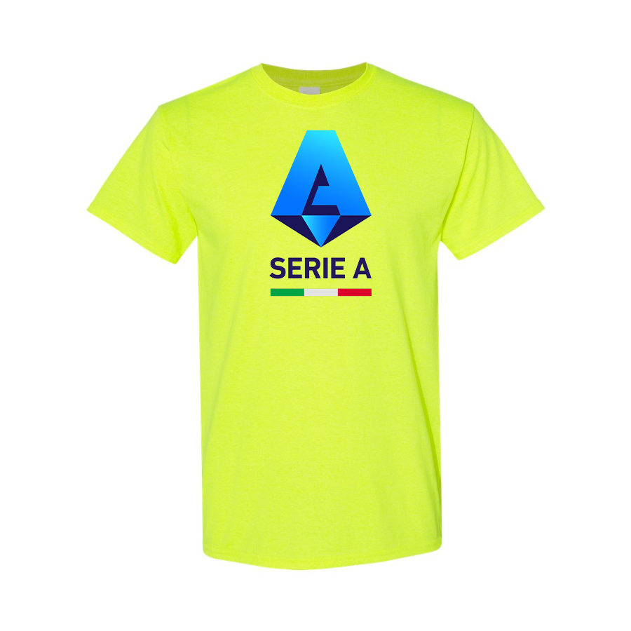 Men's Italian Serie A Logo Cotton T-Shirt