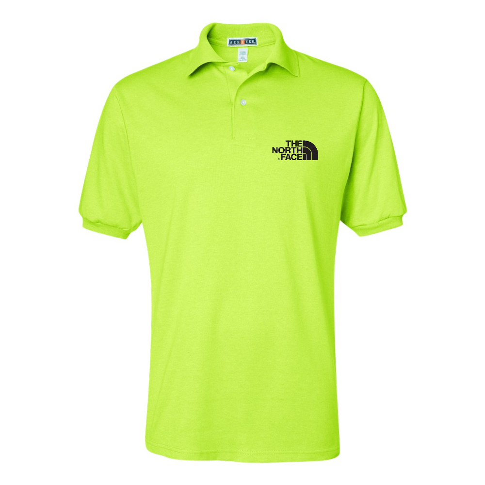 Men's  The North Face Black JERZEES  SpotShield polo