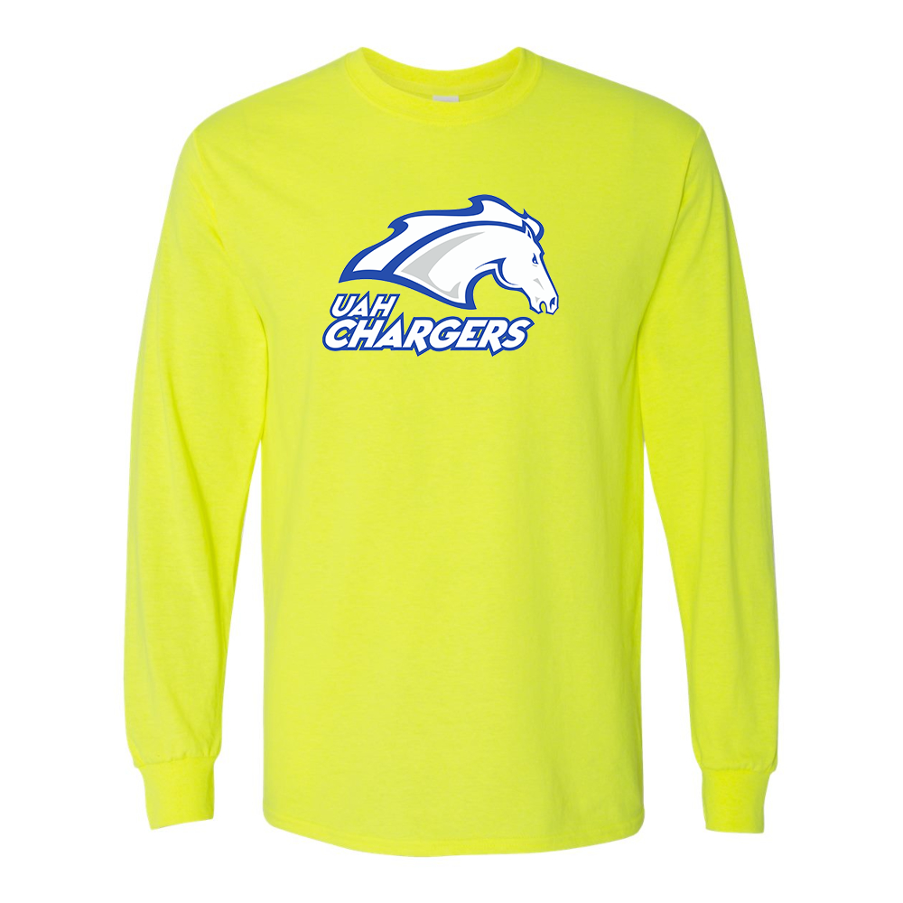 Men's Alabama Huntsville Chargers Gildan Heavy Cotton Long Sleeve T-Shirt