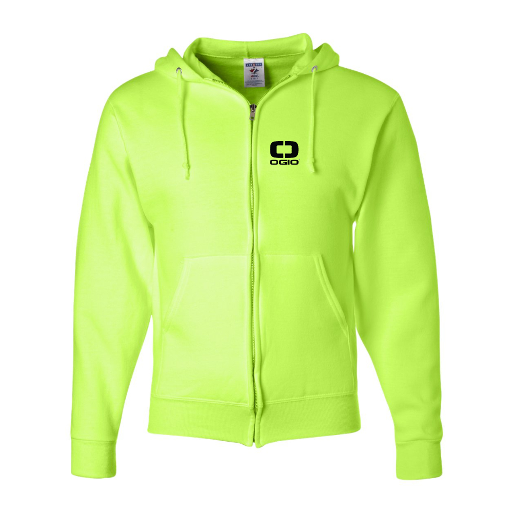 Men's Ogio Vertical  JERZEES NuBlend Full-Zip Hooded Sweatshirt