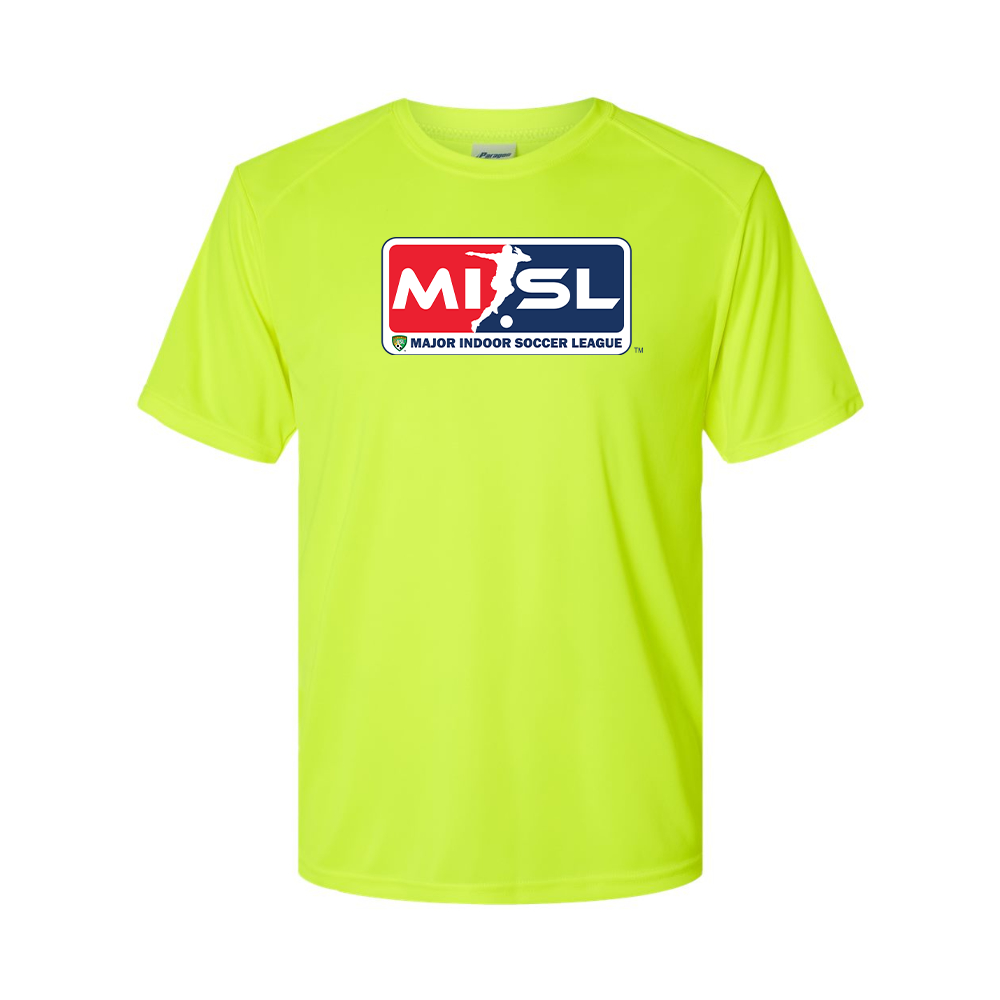 Men's Major Indoor Soccer League Logo Performance T-Shirt