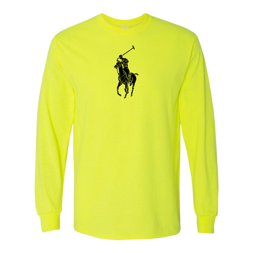 Men's  Polo Ralph Lauren Gildan Heavy Cotton Long Sleeve T-Shirt