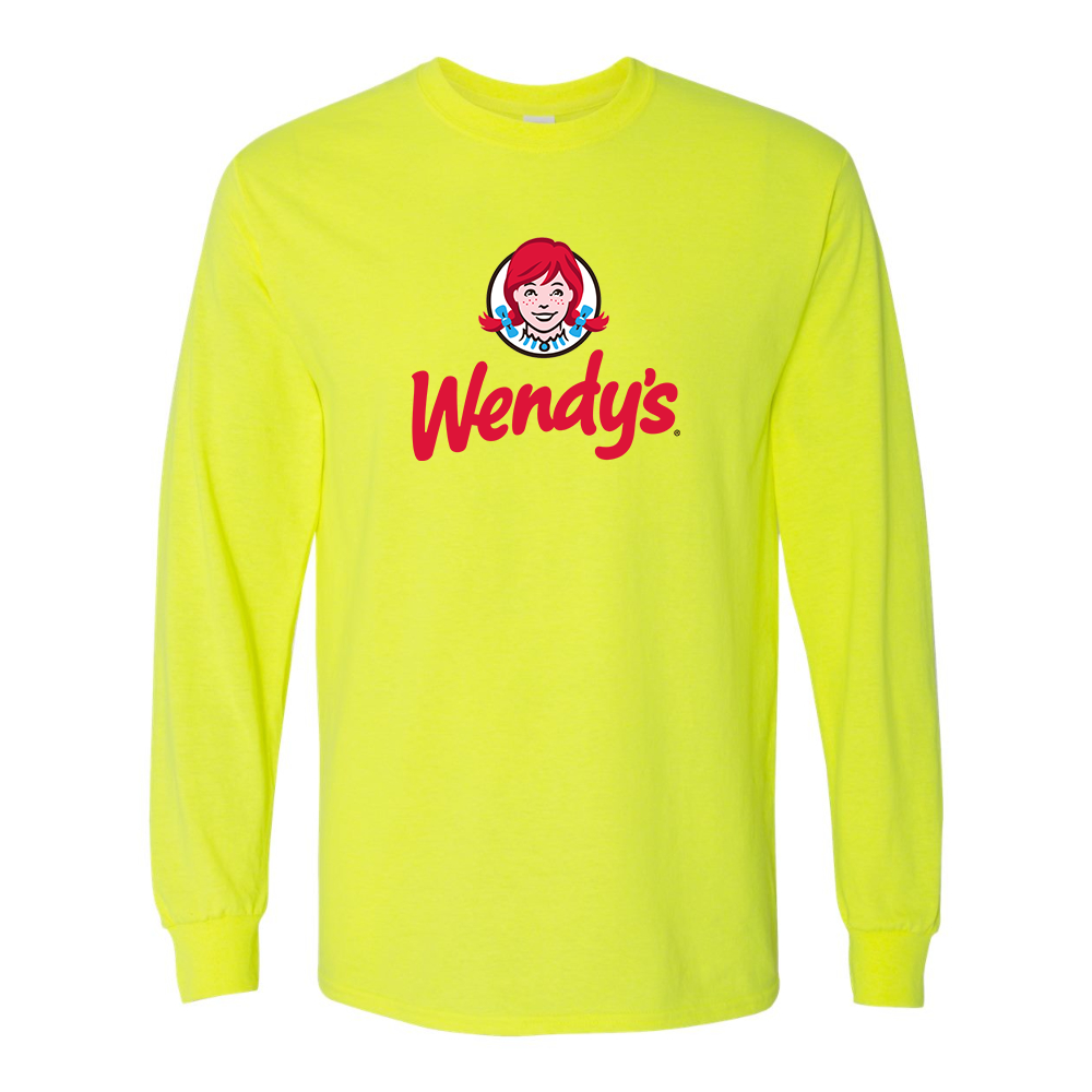 Men's Wendy_s  Gildan Heavy Cotton Long Sleeve T-Shirt