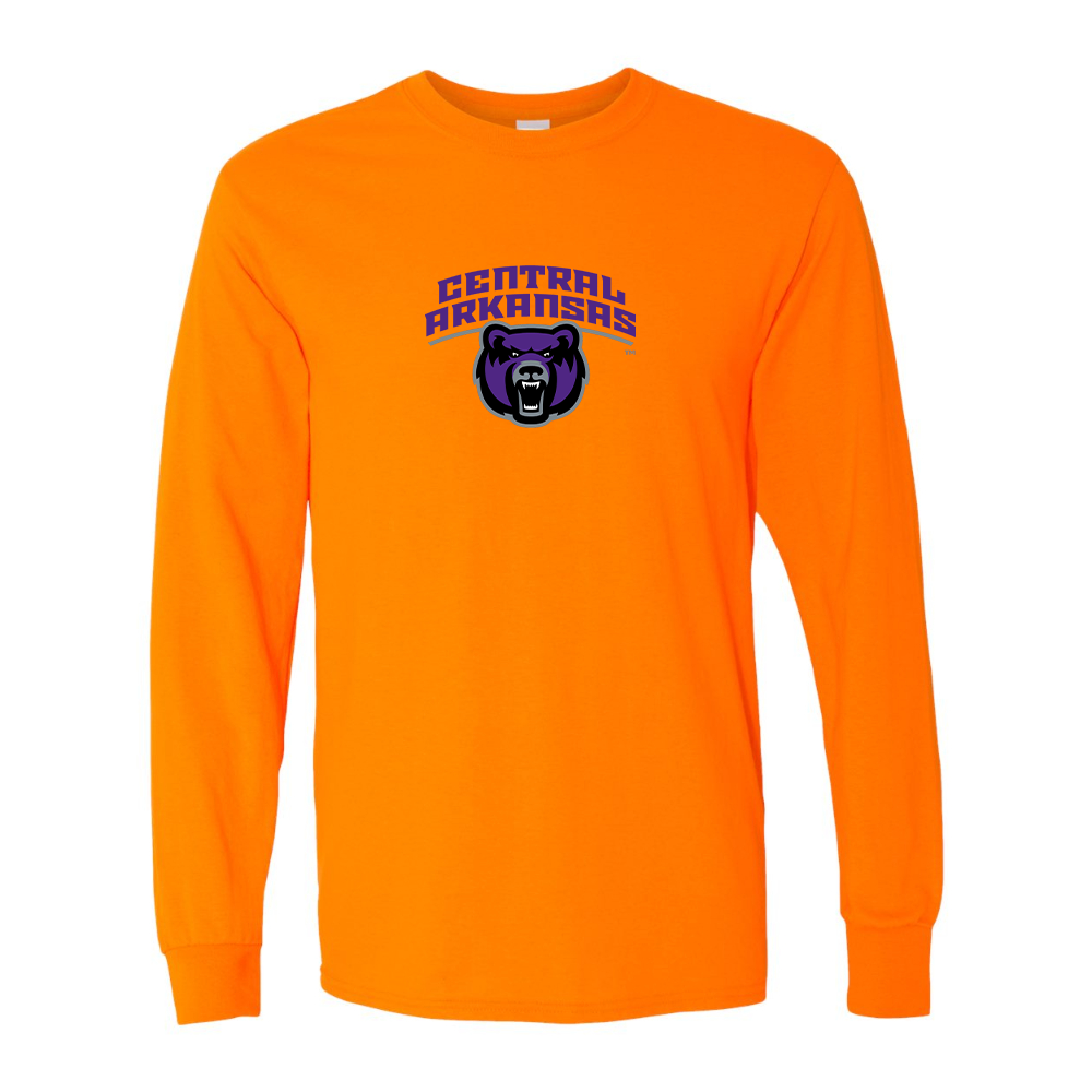 Men's Central Arkansas Bears  Gildan Heavy Cotton Long Sleeve T-Shirt