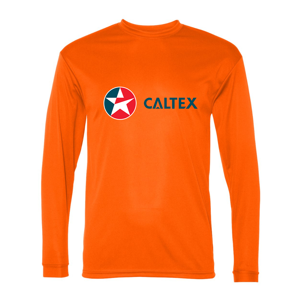 Men's Caltex Gas Station  Performance Long Sleeve T-Shirt