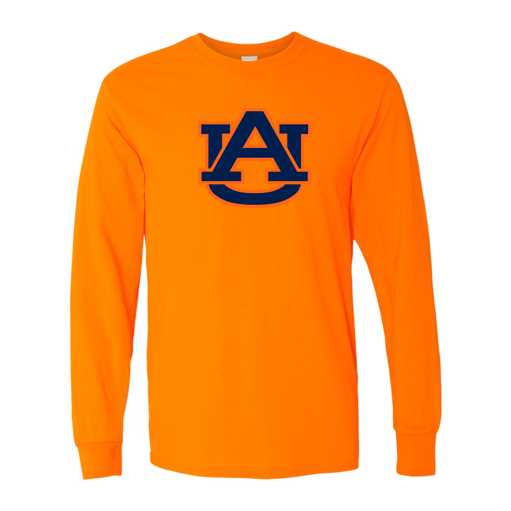 Men's  Auburn Tigers  Gildan Heavy Cotton Long Sleeve T-Shirt