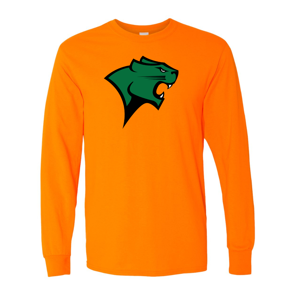 Men's Chicago State Cougars  Gildan Heavy Cotton Long Sleeve T-Shirt