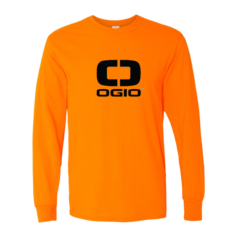Men's Ogio Vertical   Gildan Heavy Cotton Long Sleeve T-Shirt