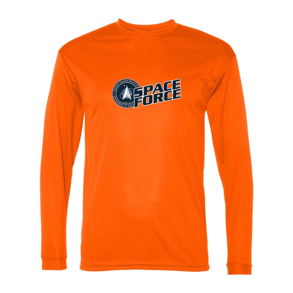 Men's  Space Force  Performance Long Sleeve T-Shirt