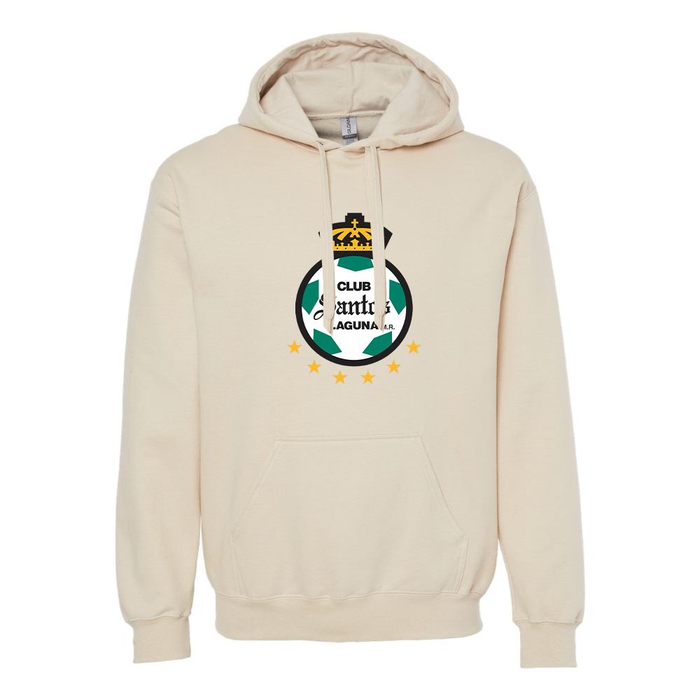 Men's Santos Laguna Soccer Softstyle Midweight Hooded Sweatshirt